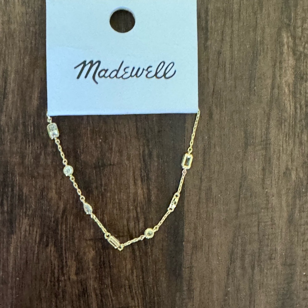 Madewell mixed-cut Crystal station bracelet - Picture 12 of 12